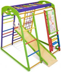 Дитячий спортивний куточок SportBaby Юнга, Бук, від 12 місяців до 60 кг